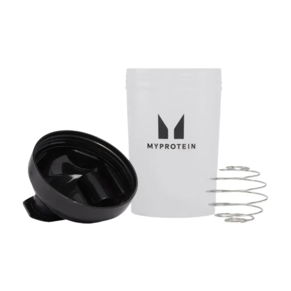 Plastic Shaker - 600ml Clear Black