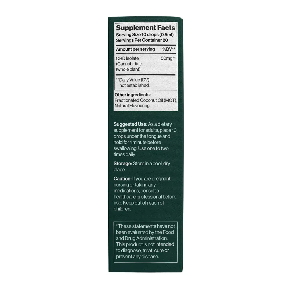 CBD Oil Isolate 1000 mg Orange - 10 ml