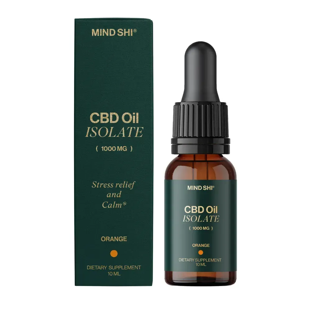 CBD Oil Isolate 1000 mg Orange - 10 ml