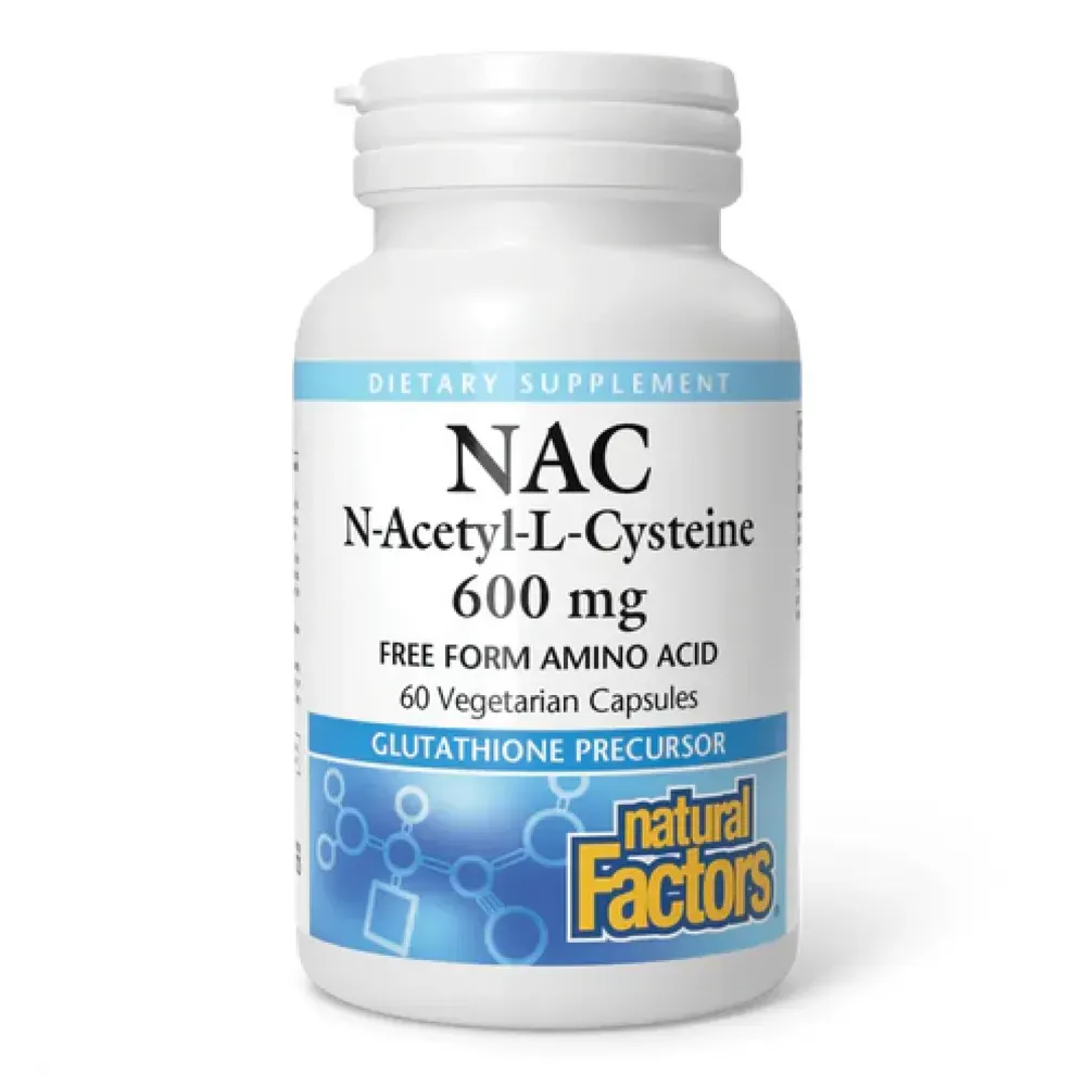 N-Acetyl-L-Cysteine Amino Acid 600mg - 60 vcaps