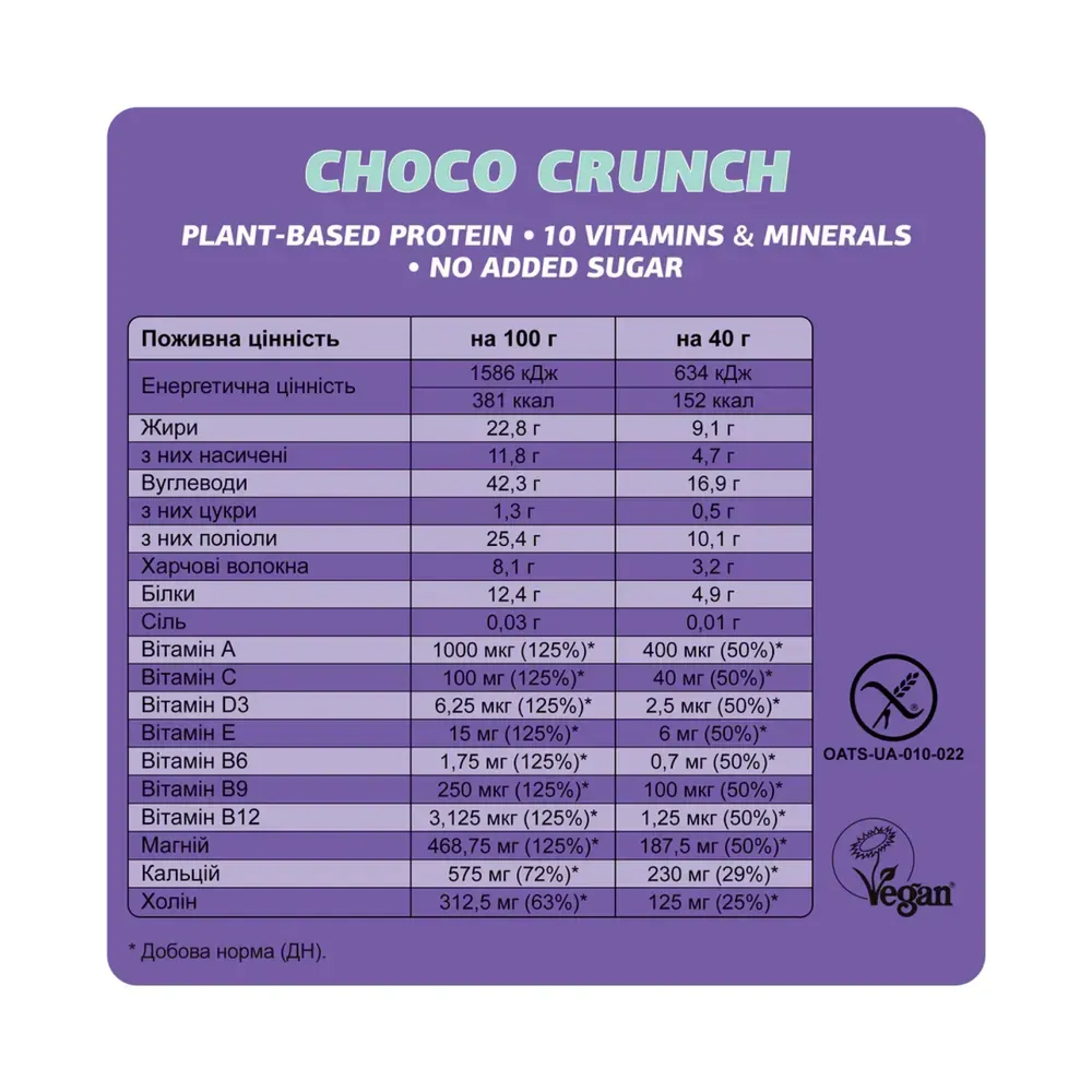 Fizi Mood Booster - 24x40g Choco Crunch