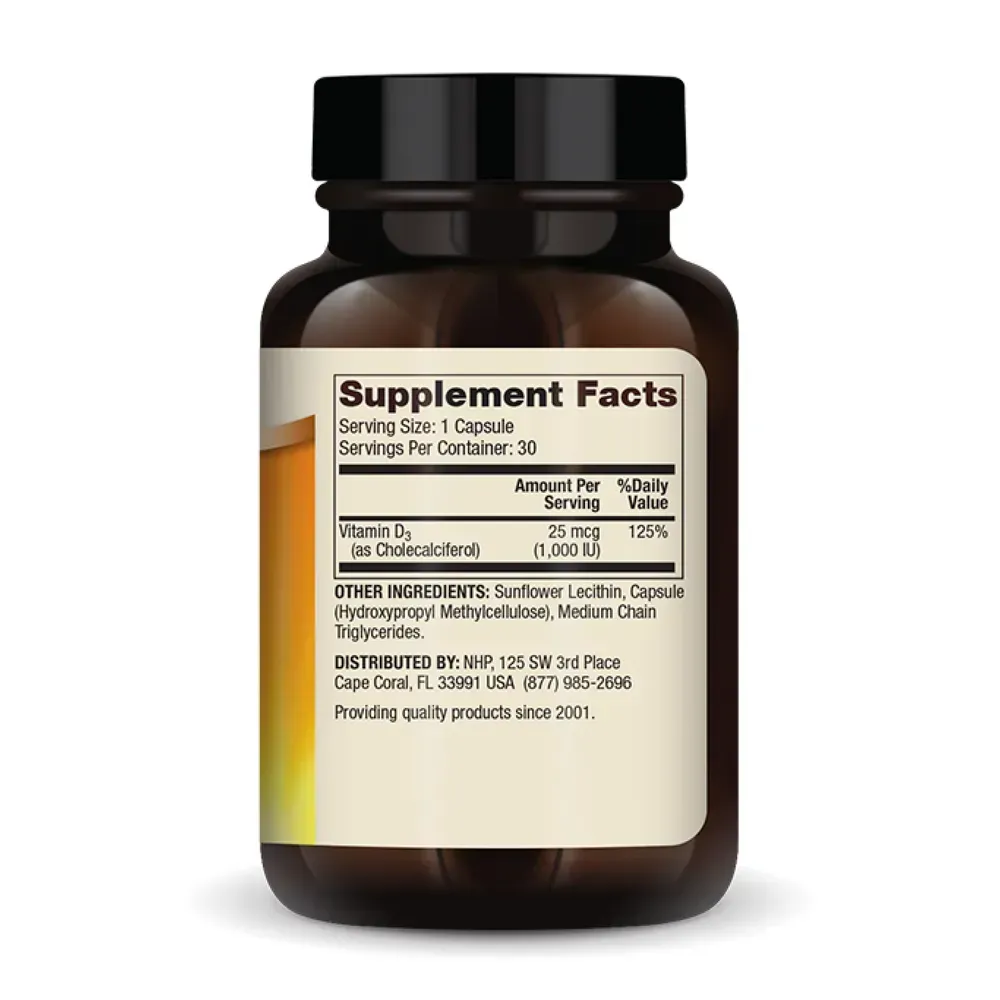 Liposomal Vitamin D3 1000 IU - 30 caps