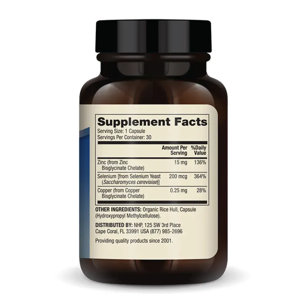 Zinc plus Selenium - 30 caps