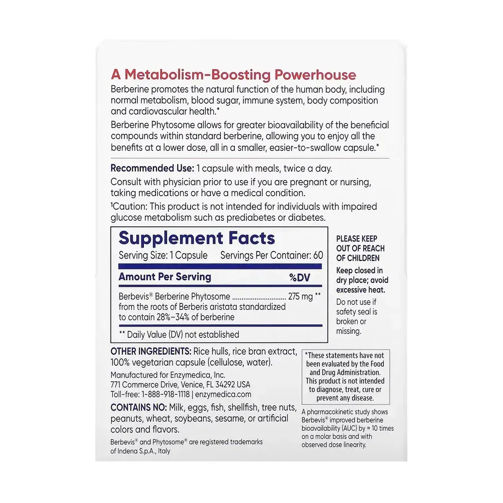 Berberine Phytosome - 60 caps