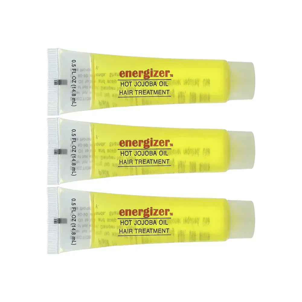 Energizer Hot Jojoba Oil Hair Treatment 3 Reclosable Tubes - 14.8 ml