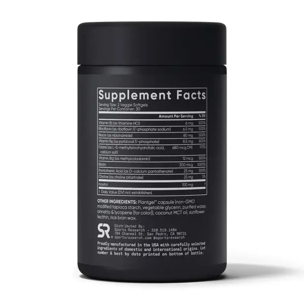 Vitamin B-Complex - 60 softgels