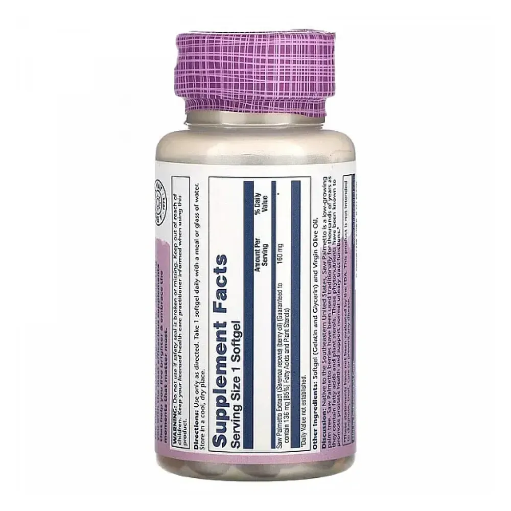 Saw Palmetto Berry Extract 160mg - 60 caps