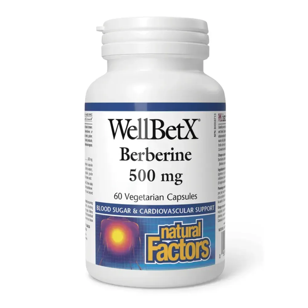 WellBetX Berberine 500mg - 60 vcaps