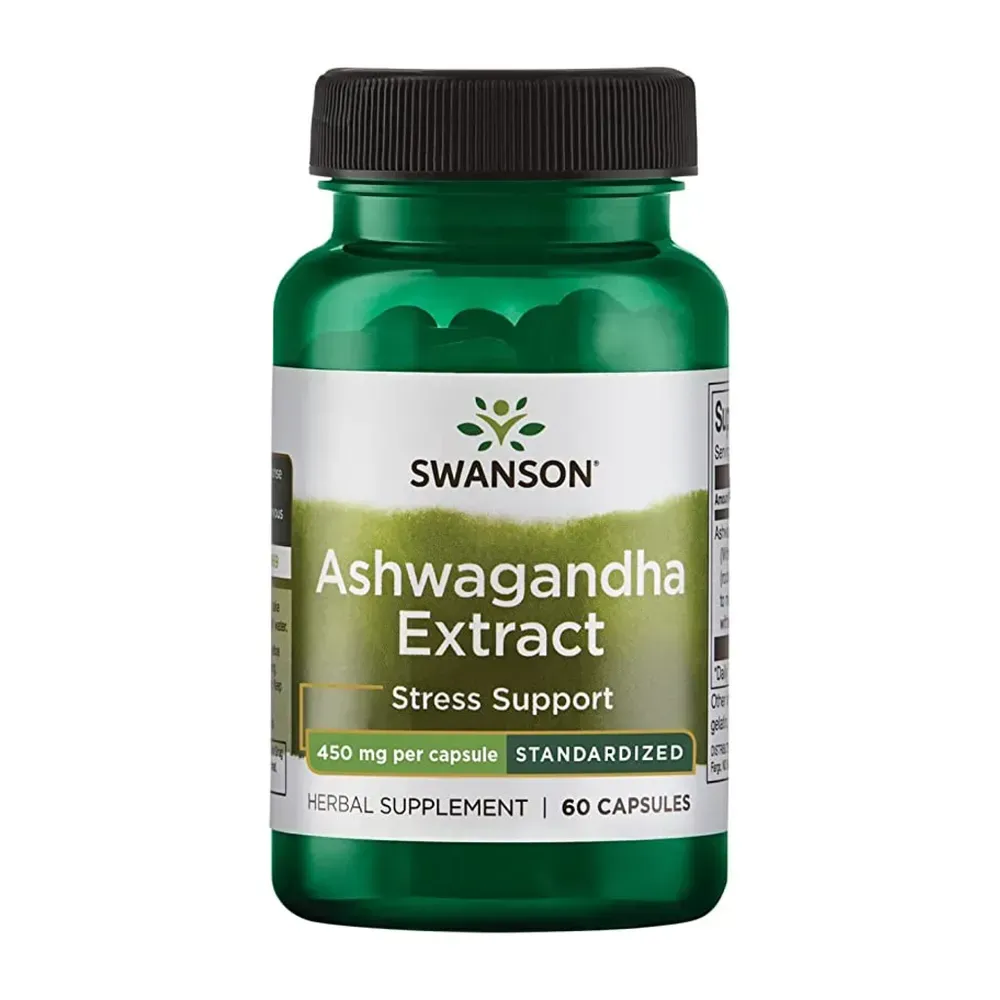 Ashwagandha Extract Standardized 450mg - 60 caps