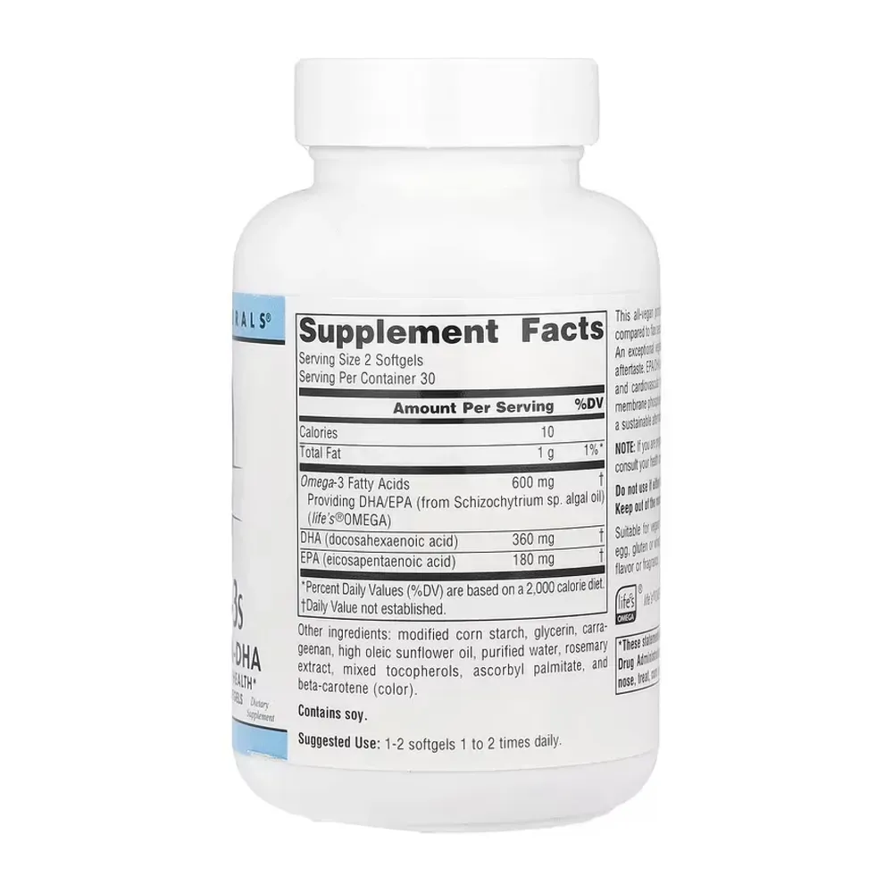 Vegan Omega-3s EPA-DHA 300mg - 60 softgels