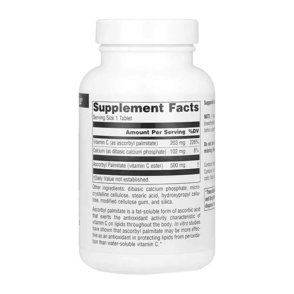 Ascorbyl Palmitate 500mg - 90 tabs