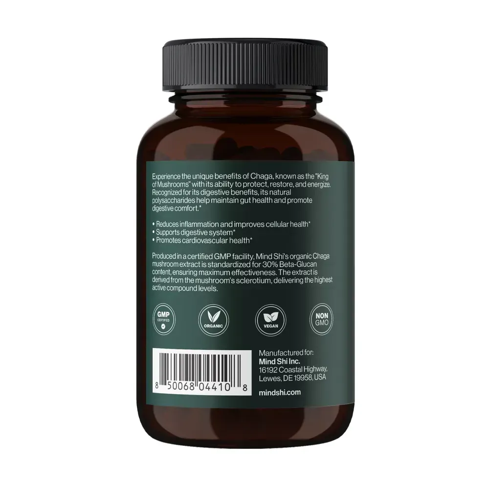 Chaga Mushroom 1000 mg - 60 vegcaps
