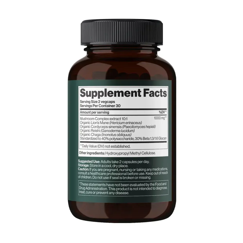 4Mushroom Complex 1000 mg - 60 vegcaps