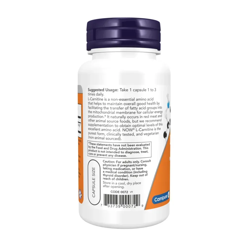 L-Carnitine 500mg - 180 caps