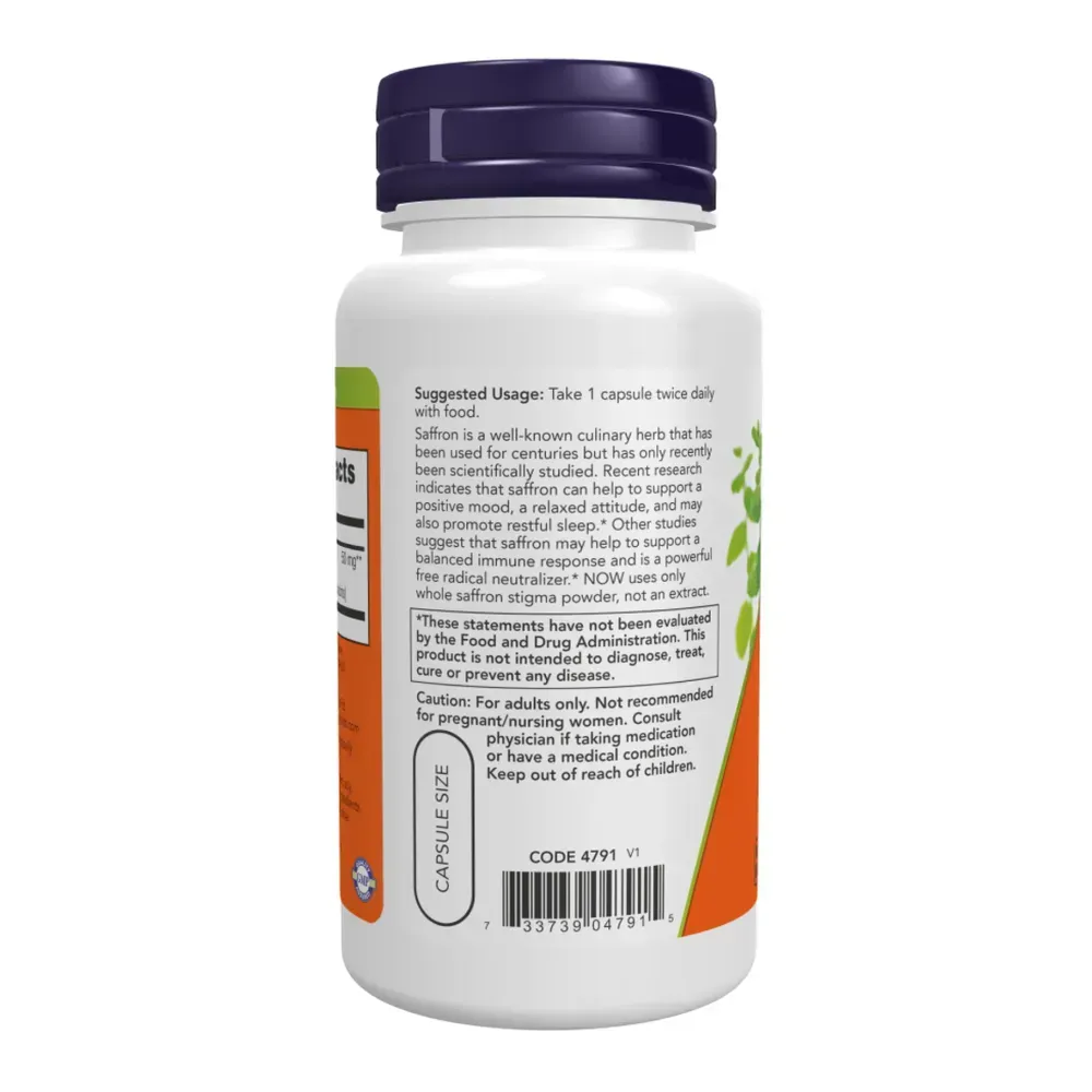 Saffron 50mg - 60 vcaps