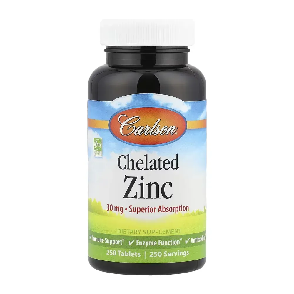 Chelated Zinc - 250 tabs