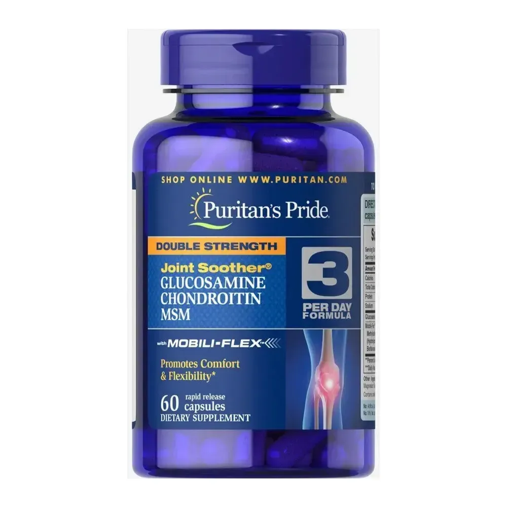 Double Strength Glucosamine, Chondroitin & MSM Joint Soother® - 60 caps