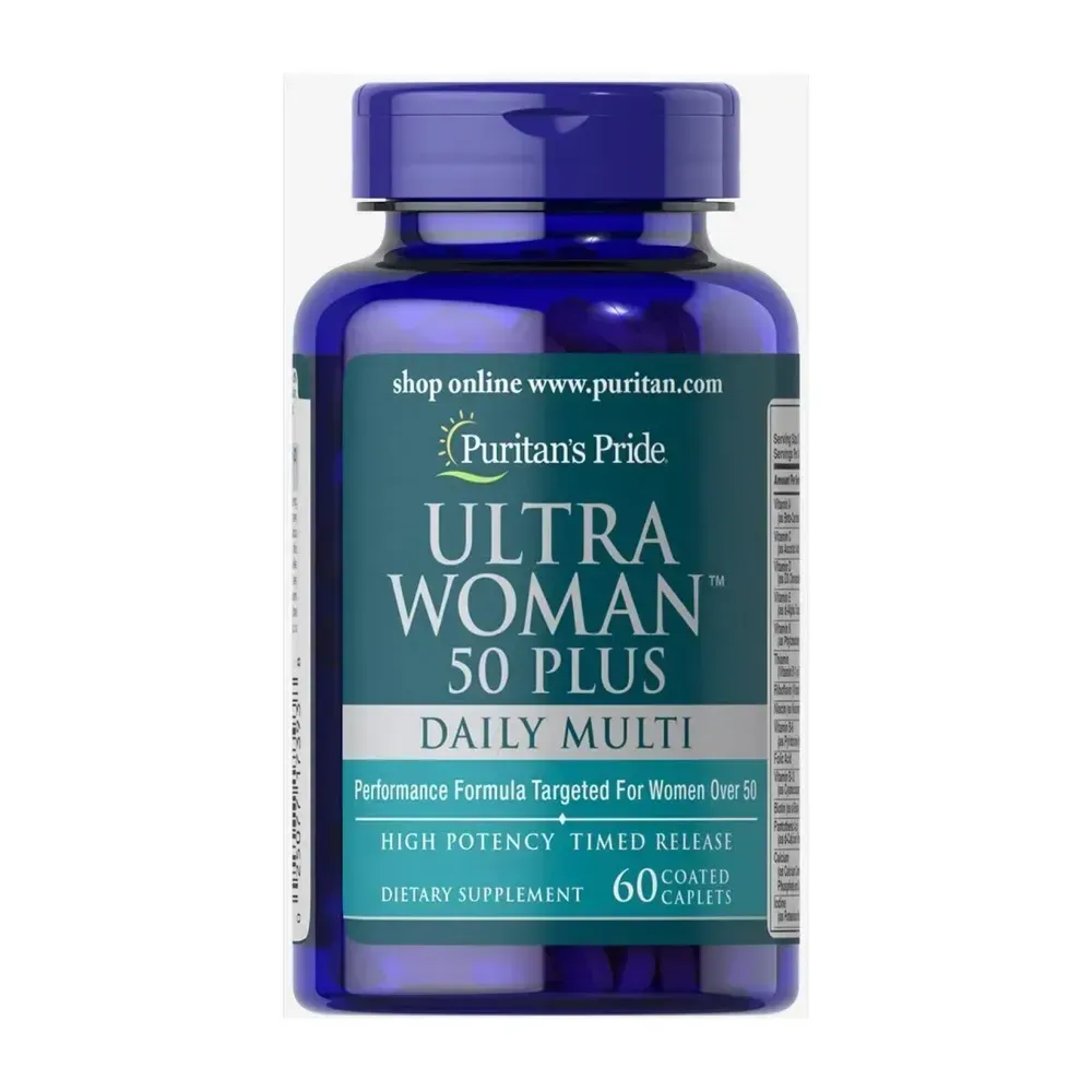 Ultra Woman™ 50 Plus Multi-Vitamin with Zinc - 60 caps