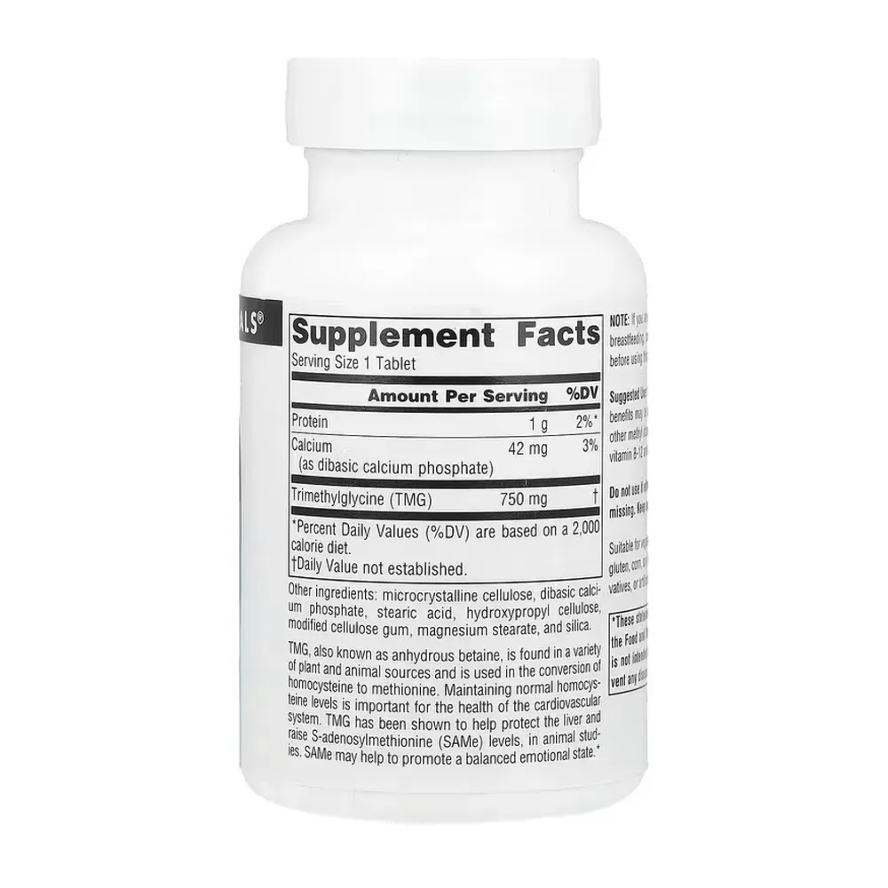 TMG 750mg - 60 tabs