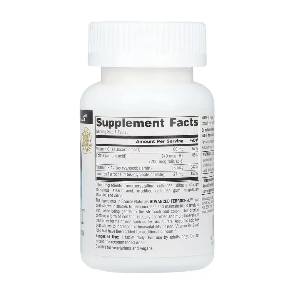Advanced Ferrochel™ 27mg - 180 tabs