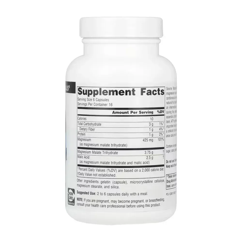 Magnesium Malate 625mg - 100 caps