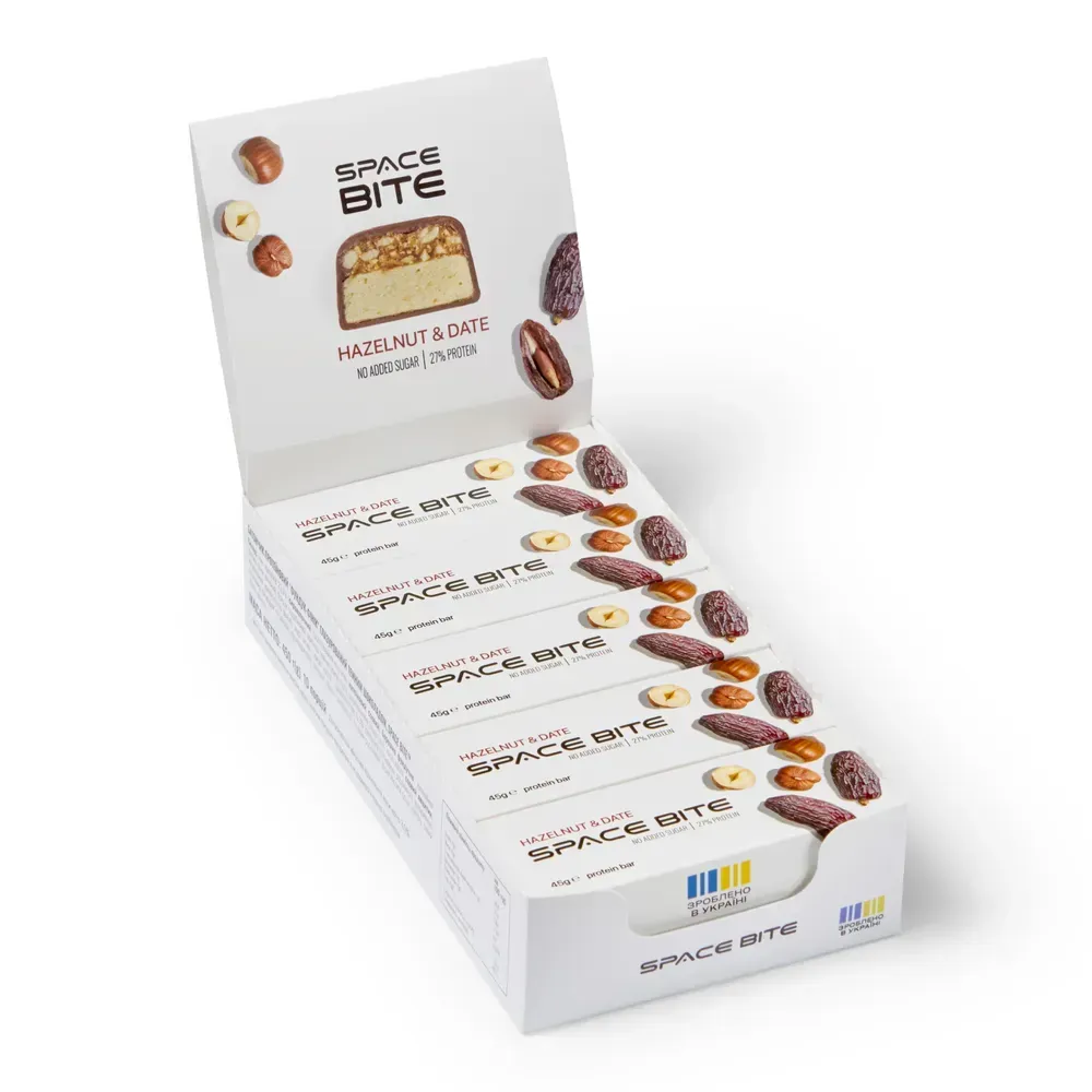 Space Bite - 10x45g Hazelnut Date