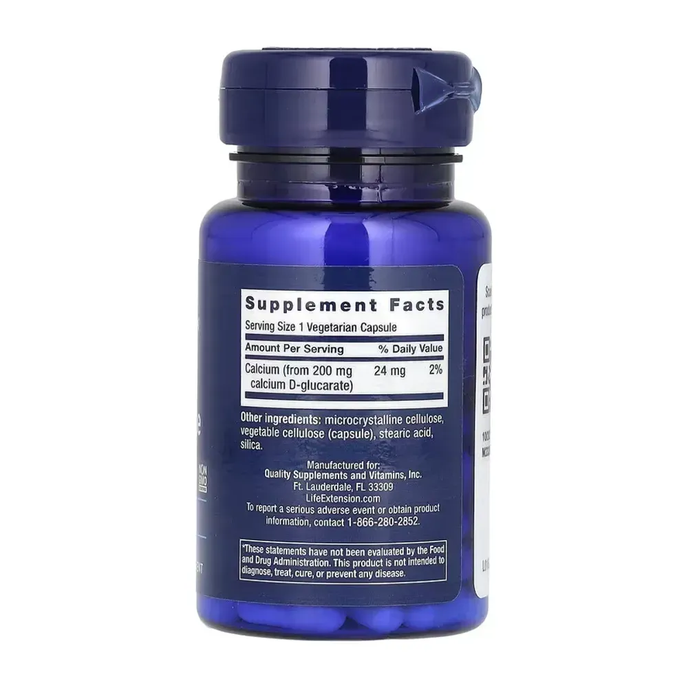 Calcium D-Glucarate 200mg - 60 vcaps