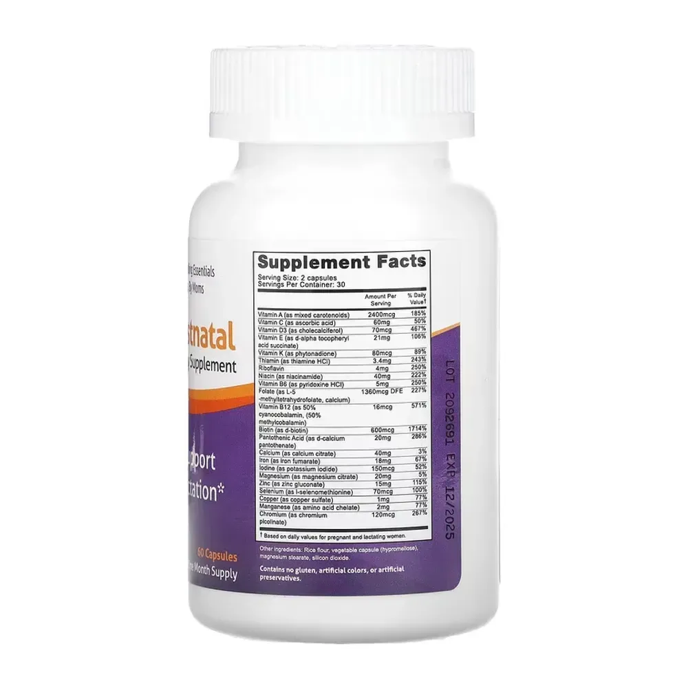 Milkies Nursing Postnatal Breastfeeding Multivitamin - 60 caps