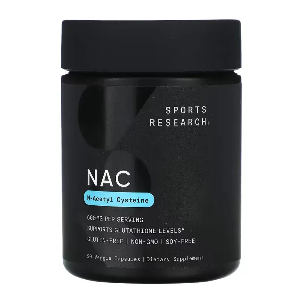 NAC - N-Acetyl-L-Cysteine 600mg - 90 vcaps