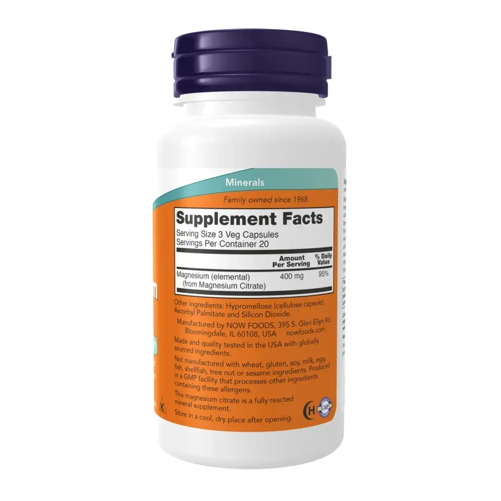 Magnesium Citrate - 60 vcaps