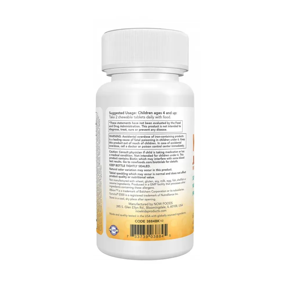 Kid Vits™ Juicy Orange Chewable - 60 tabs