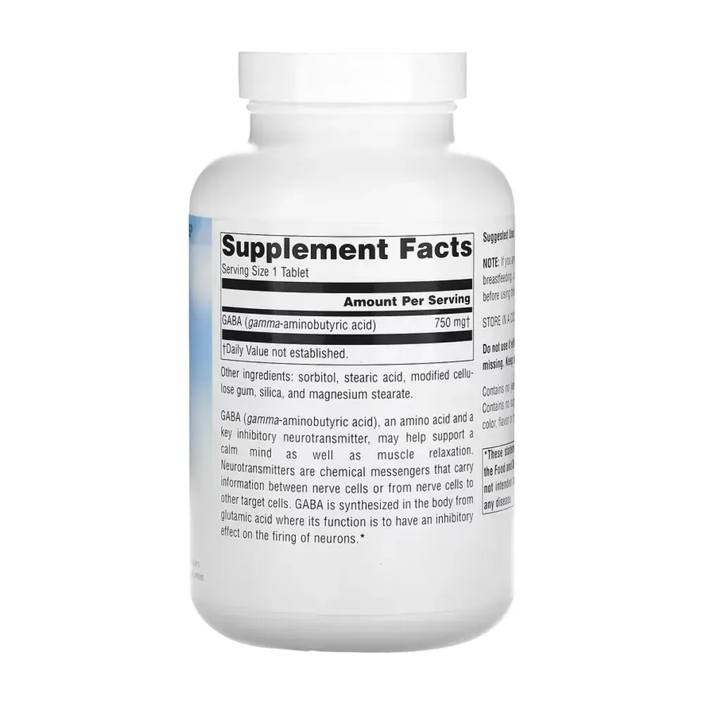 Serene Science® GABA 750 mg - 180 tabs