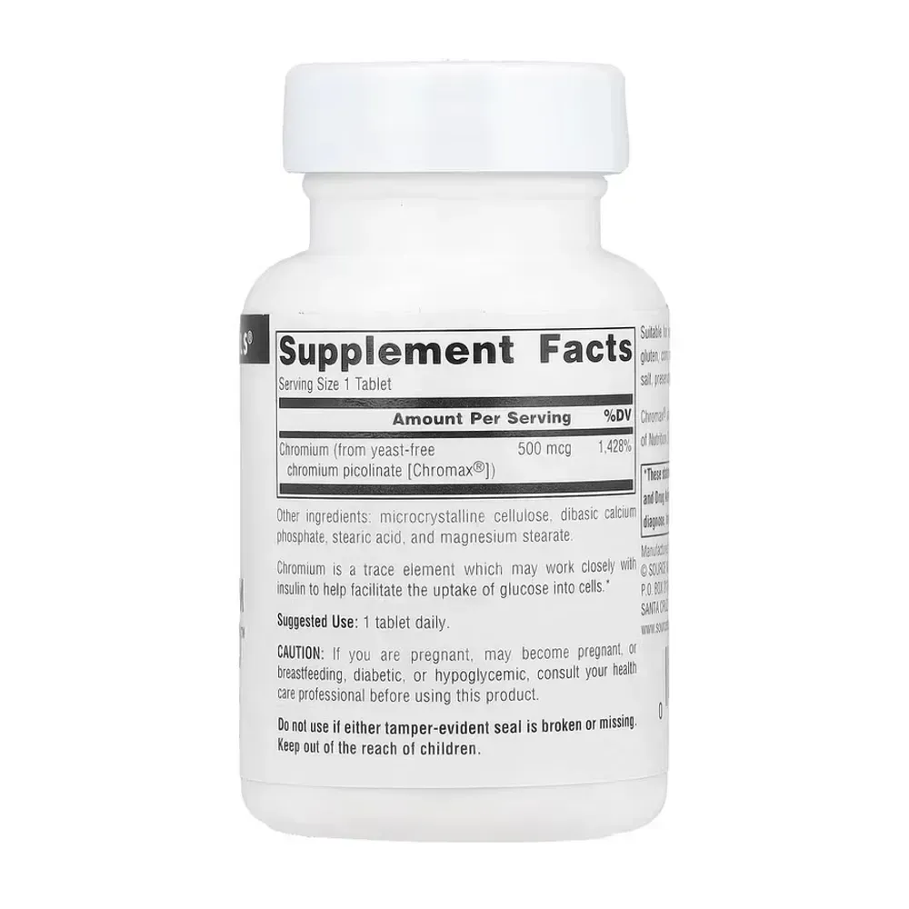 Ultra Chromium Picolinate 500™ 500 mcg - 60 tabs