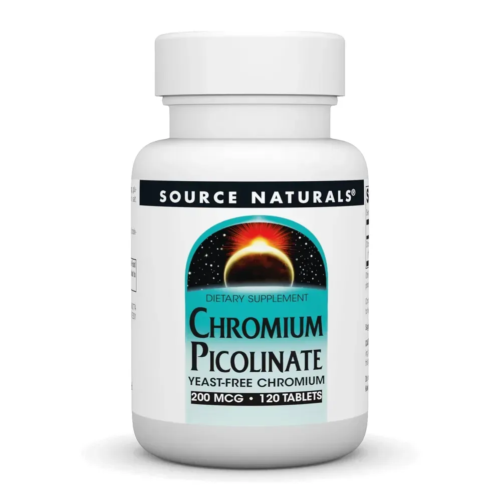 Chromium Picolinate 200 mcg Yeast Free - 120 tabs