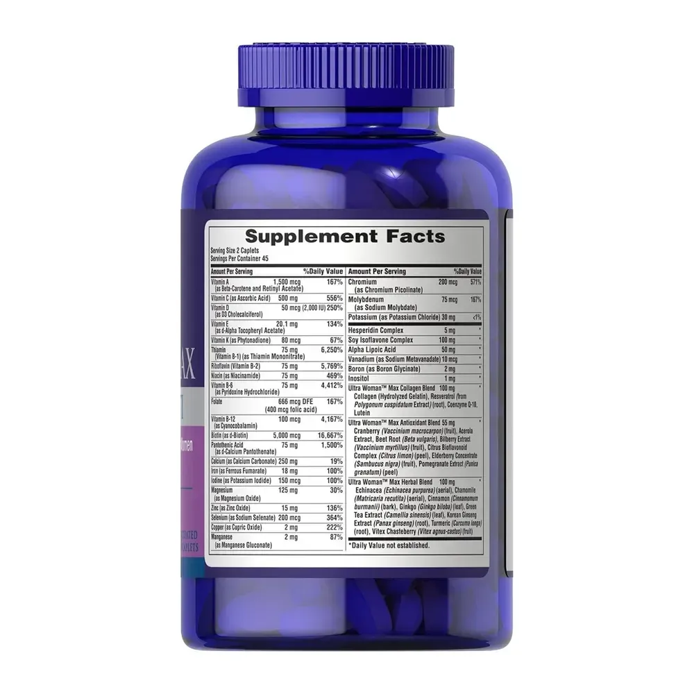 Ultra Woman™ Max Daily Multi Multivitamin - 90 caps