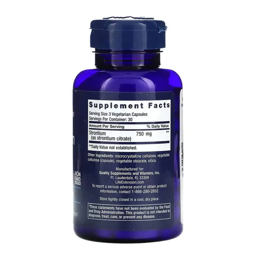 Strontium Caps 750 mg - 90 vcaps