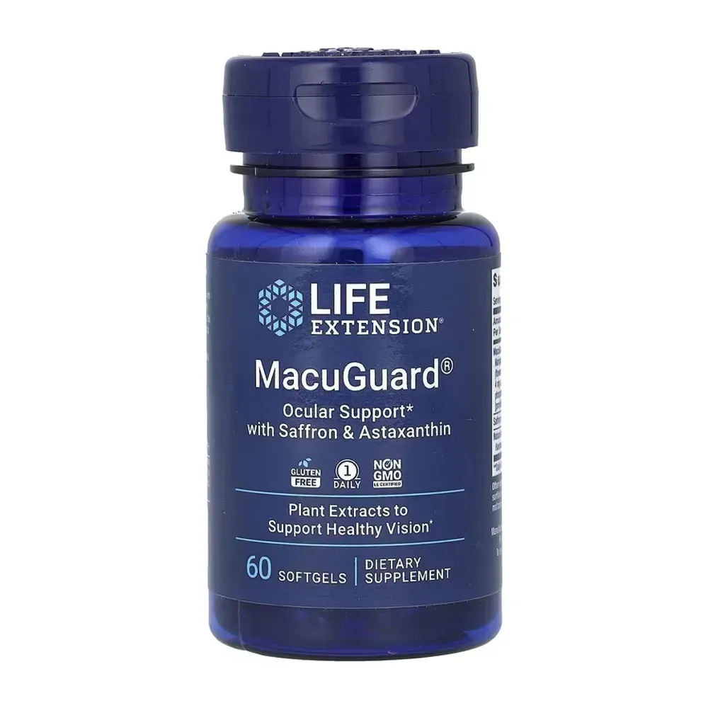MacuGuard® Ocular Support with Saffron & Astaxanthin - 60 softgels