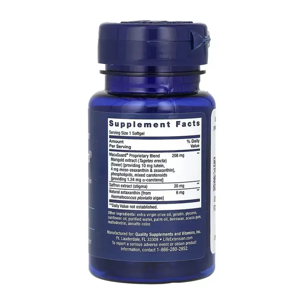 MacuGuard® Ocular Support with Saffron & Astaxanthin - 60 softgels