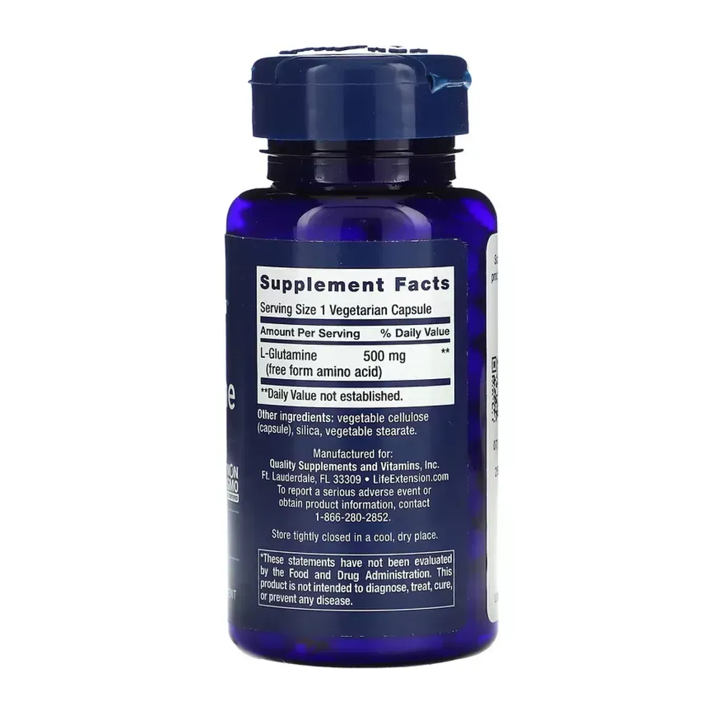 L-Glutamine 500 mg - 100 vcaps