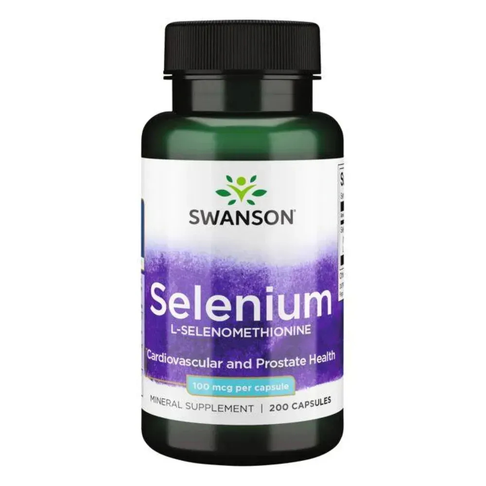Selenium, 100 мкг, упаковка на 200 капсул