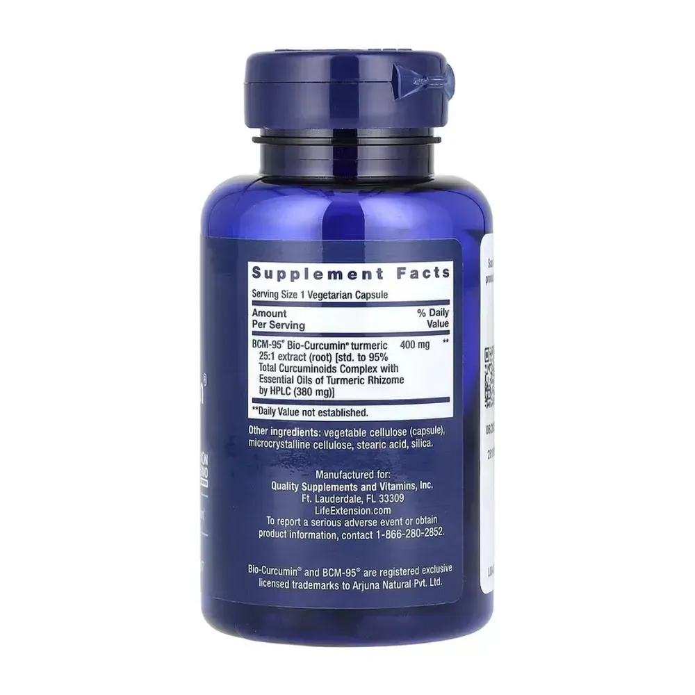 Super Bio-Curcumin® Turmeric Extract 400 mg - 60 vcaps
