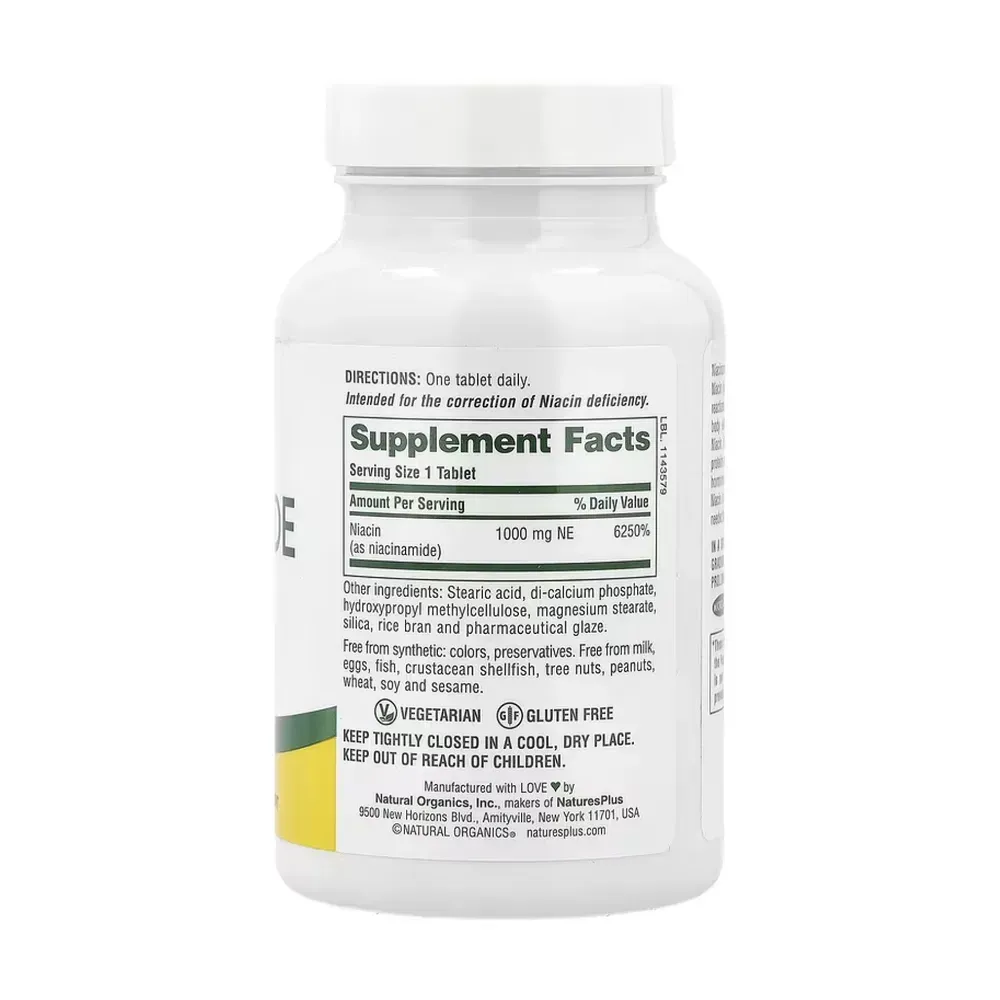 Niacinamide 1000mg - 90 tabs