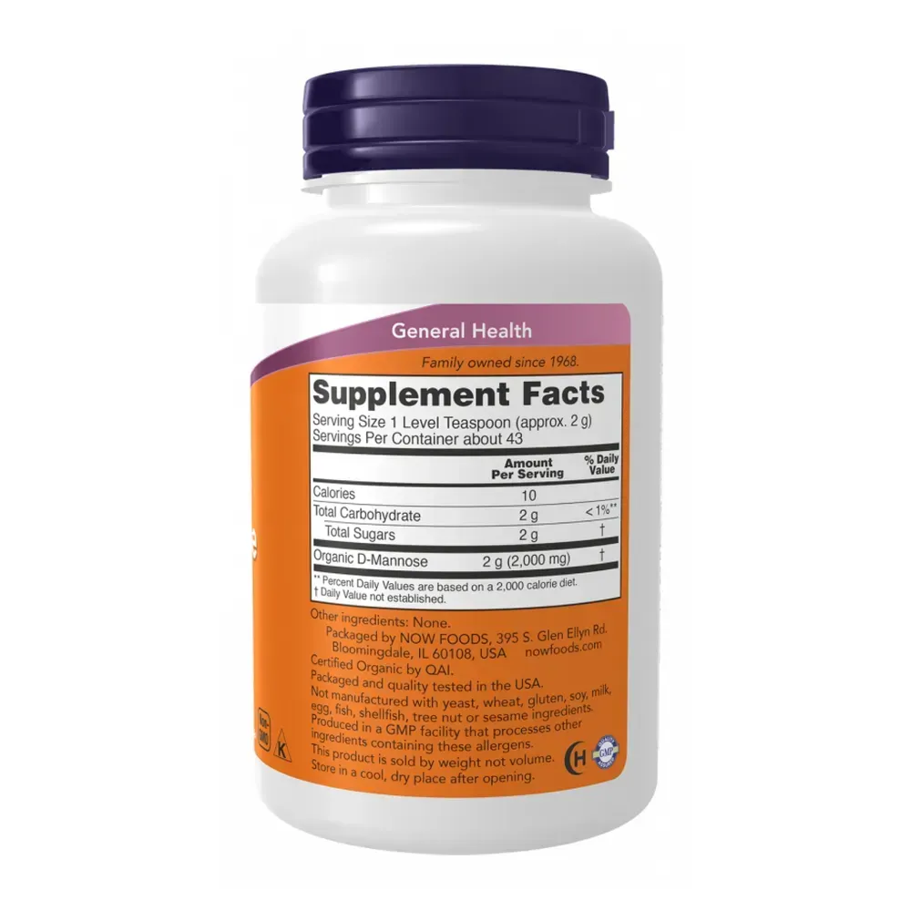 D-Mannose Organic Pure Powder - 85g
