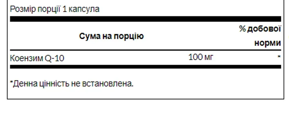 COQ10 100 mg - 50 softg