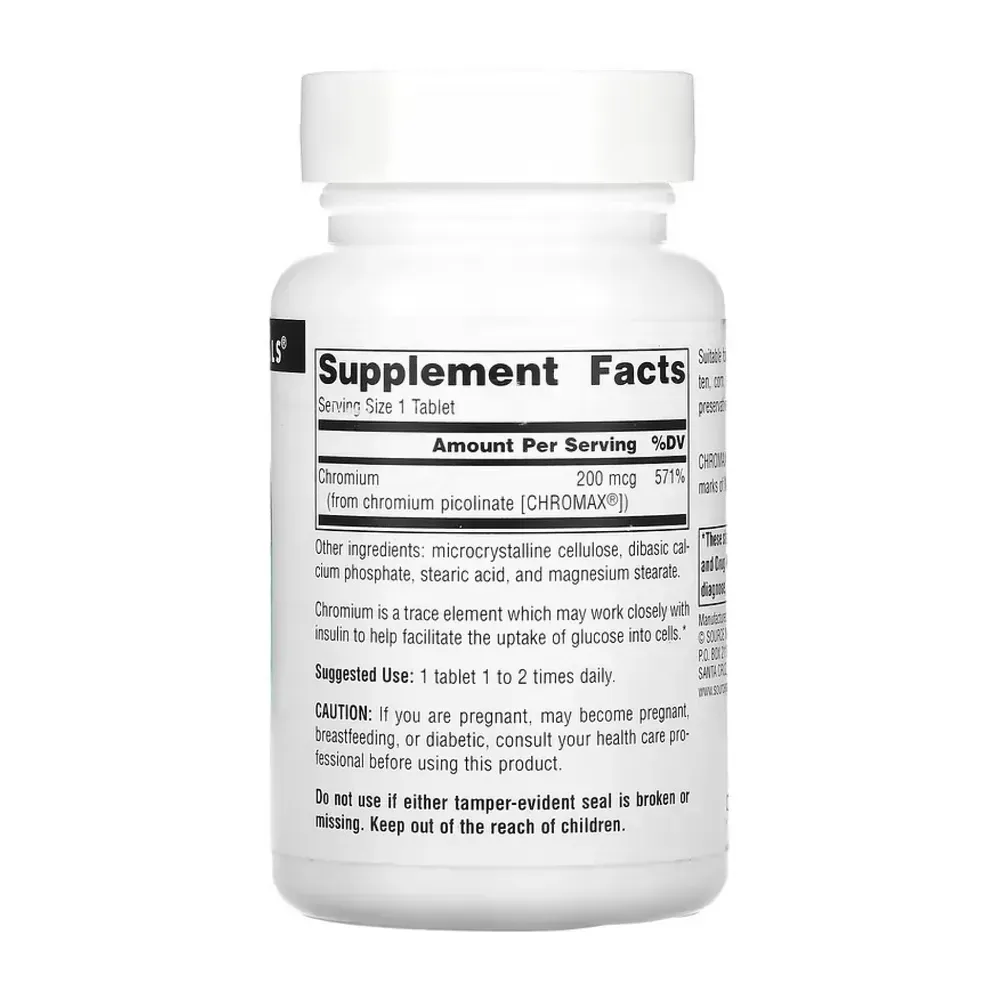 Chromium Picolinate 200 mcg, Yeast Free - 240 tabs