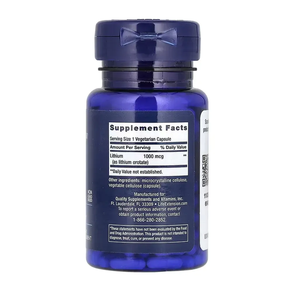 Lithium 1000 mcg - 100 caps