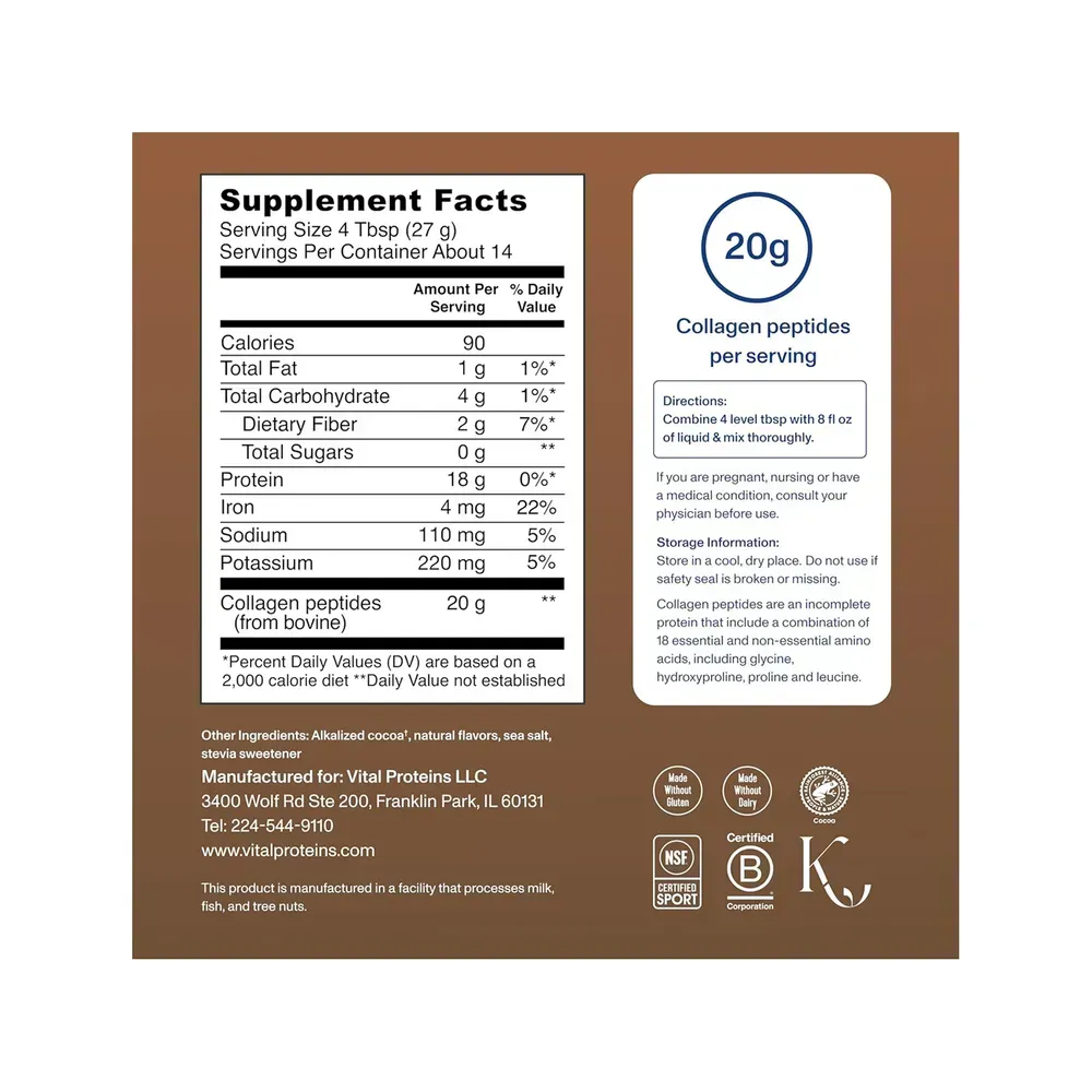 Collagen Peptides - 383g Chocolate