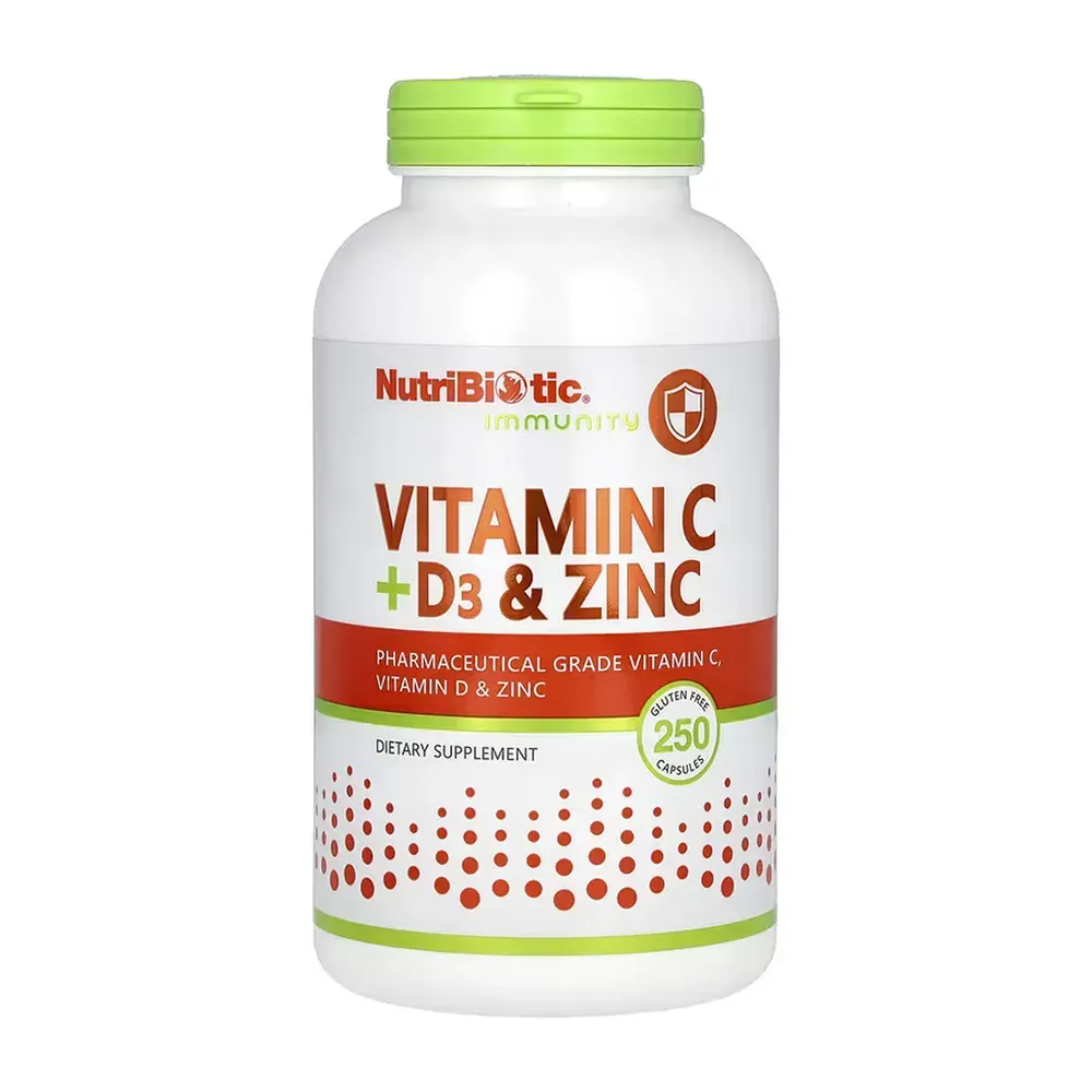 Vitamin C + D3 & Zinc - 250 caps