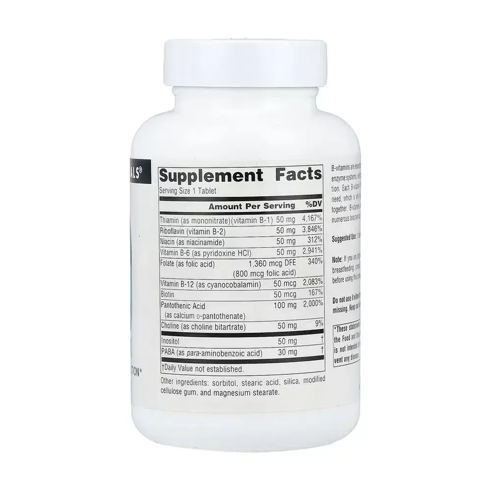Vitamin B-50 Complex 50mg - 50 tabs