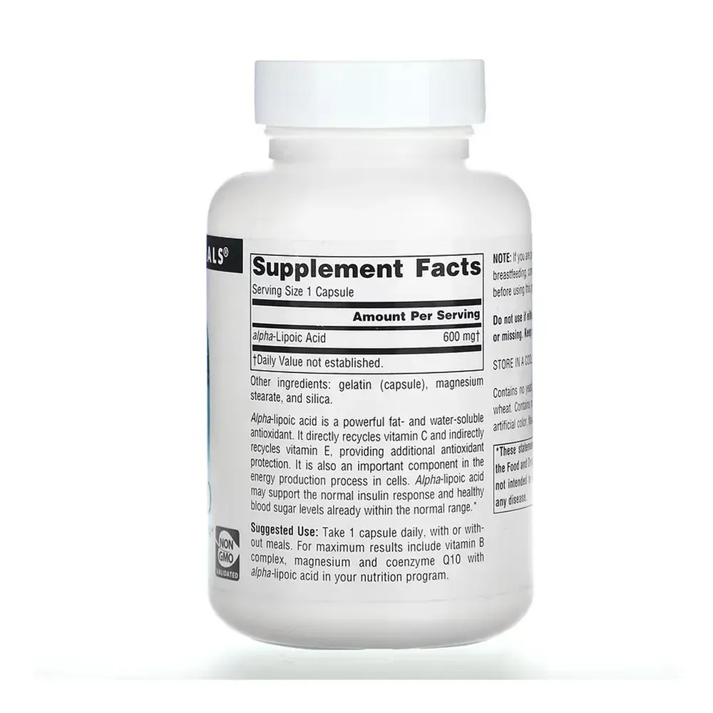 Alpha Lipoic Acid 600mg - 60 caps